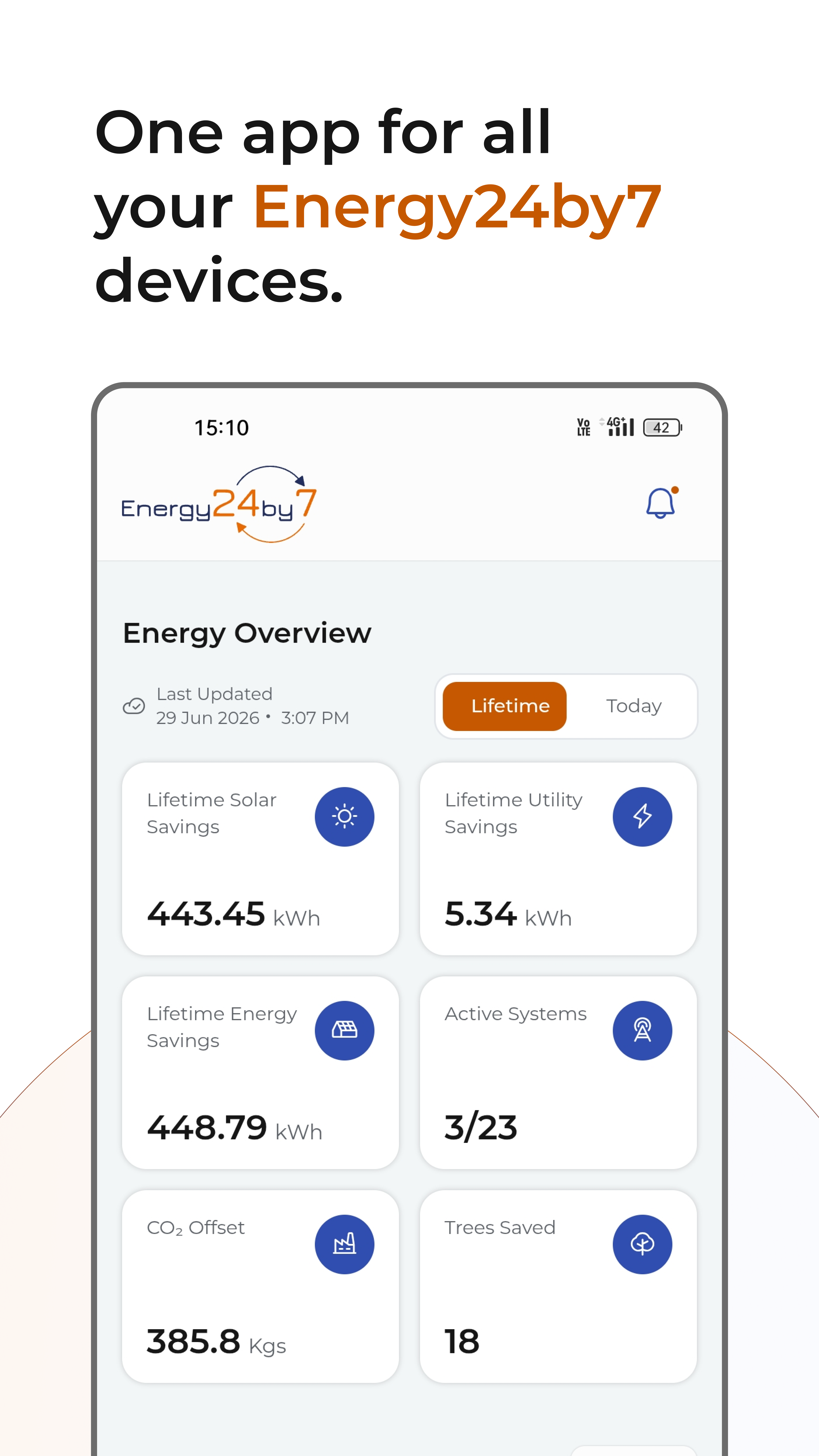 Energy24by7 customer app
